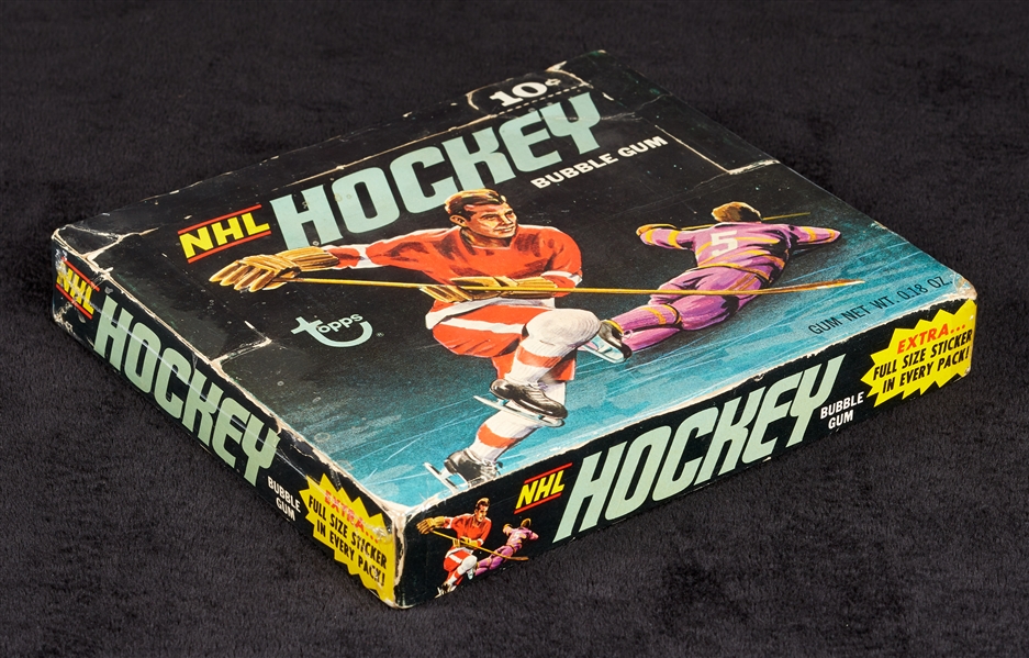 1970 Topps Hockey Empty Wax Box