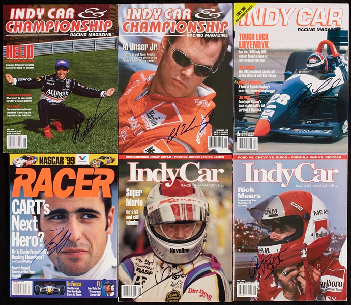 Signed Indy Car & Indy 500 Photos & Magazines (200)