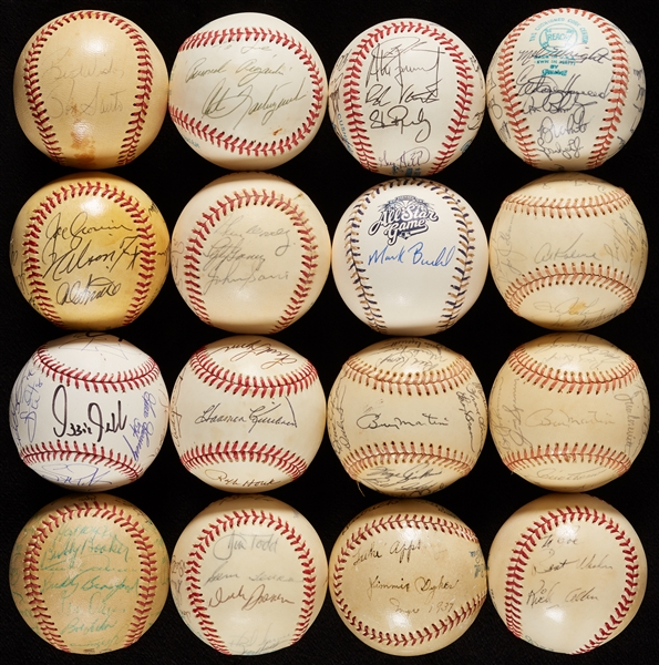 Signed Baseballs Balance of Collection White Sox Team Balls (60)