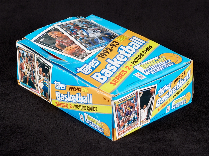 1992 Topps Series 2 Basketball Wax & Jumbo Pack Group (23)