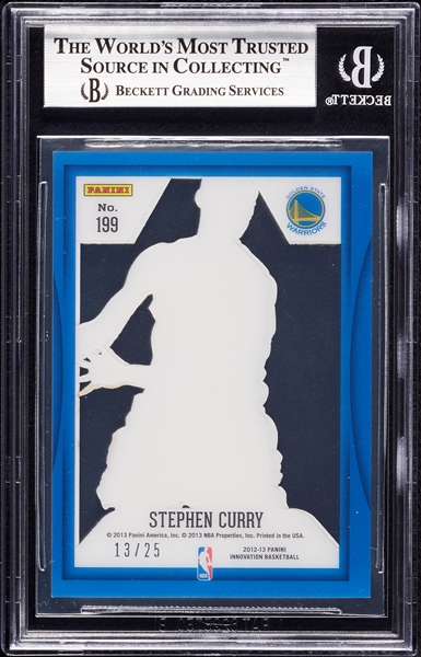 2012 Innovation Stephen Curry No. 199 Red (13/25) BGS 8.5