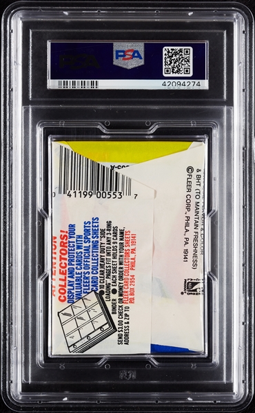 1988 Fleer Basketball Wax Pack - Kevin McHale Sticker Back (Graded PSA 9)