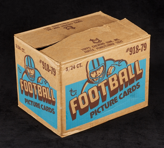 1979 Topps Football Rack Pack Box Empty Case
