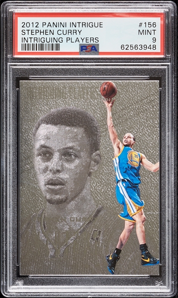 2012 Panini Intrigue Stephen Curry Intriguing Players No. 156 PSA 9