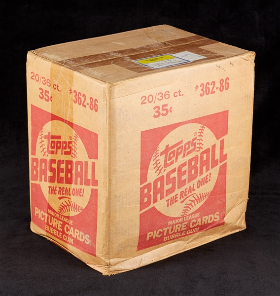 1986 Topps Baseball Wax Case (20/36)