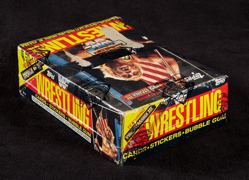 1987 Topps WWF Wrestling Wax Box (36) (BBCE)