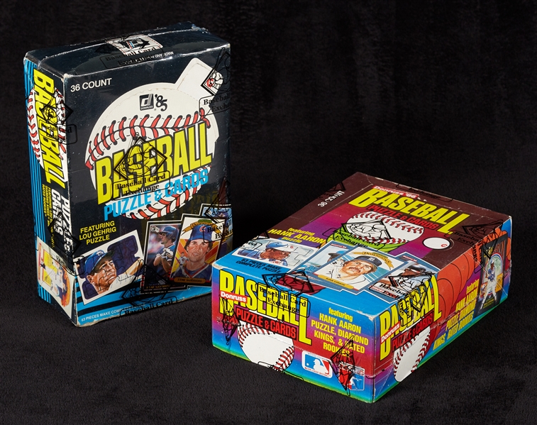 1985 & 1986 Donruss Baseball Wax Boxes (2) (BBCE)