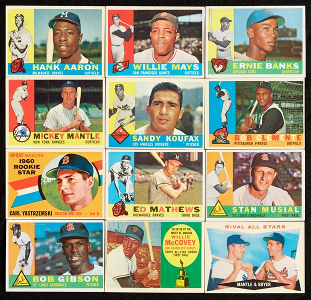 1960 Topps Baseball Series 1-6 Complete (506)