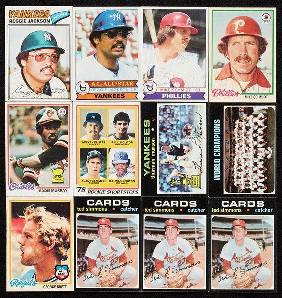 1971-80 Topps Baseball Massive Hoard With HOFers (250), Rookies and Specials (3,000)