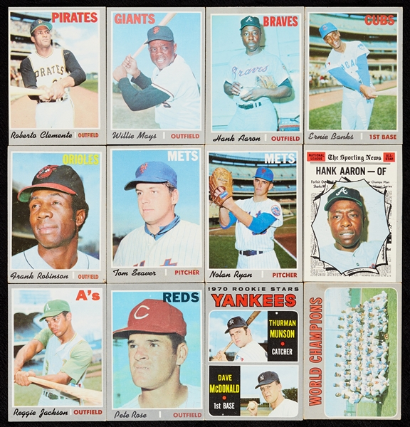 1970 Topps Baseball Complete Set (726)