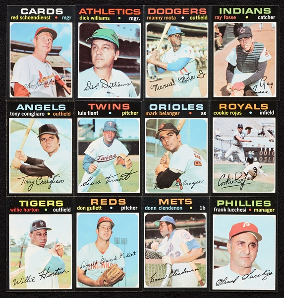1971 Topps Baseball Super High-Grade Group (700)