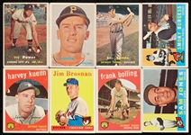 1957-64 Topps Baseball Group With Stars (1,300)