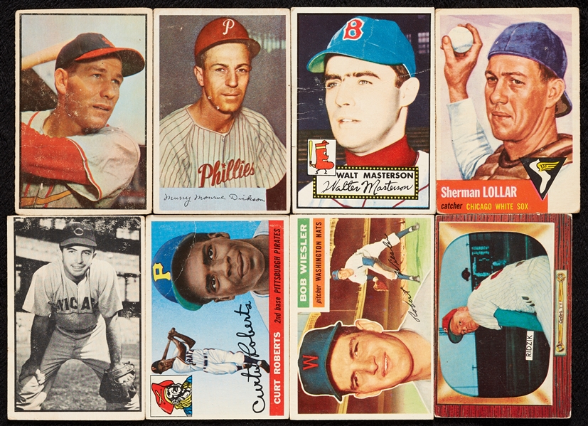 1952-56 Topps and Bowman Baseball Group (119)