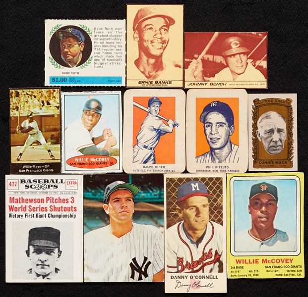 1950s-70s Baseball Regionals, Food Issues, Candy, Inserts (225)