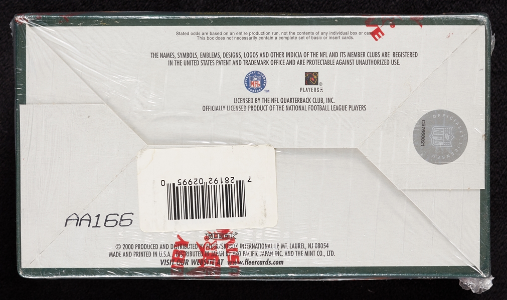 2000 Fleer Tradition Football Hobby Wax Box (36)