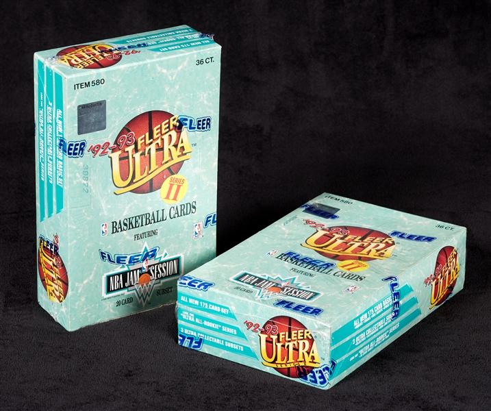 1992-93 Fleer Ultra Series 2 Basketball Wax Boxes Pair (2)