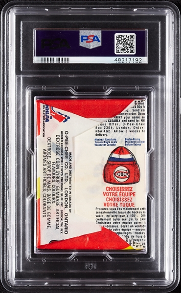 1977 O-Pee-Chee Hockey Wax Pack (Graded PSA 9)