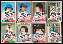 1980 & 1981 Topps Baseball Cello Pack Group (17)