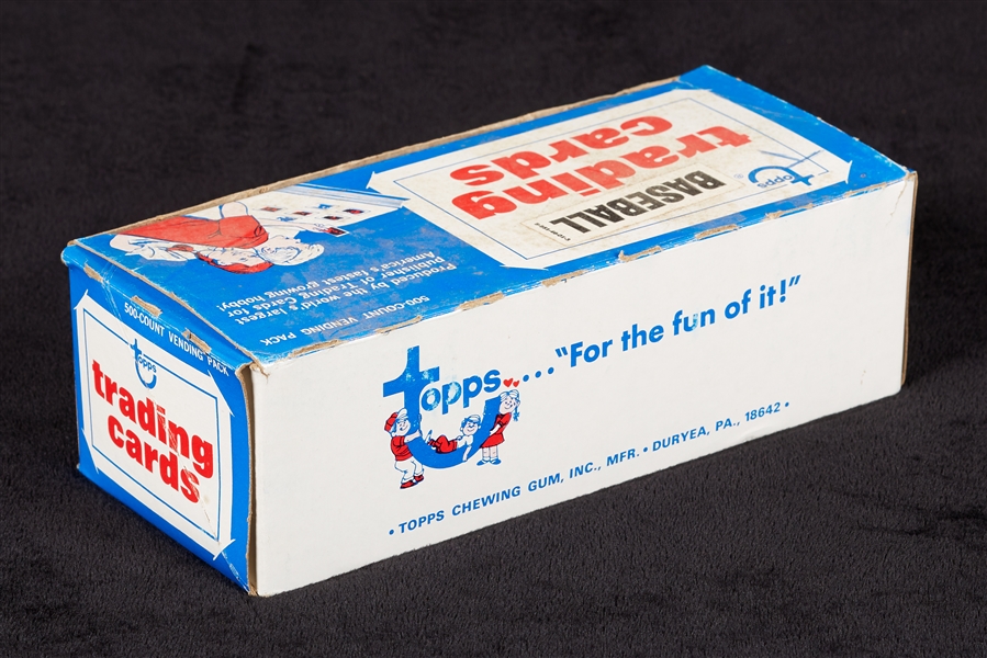 1974 Topps Traded Series Baseball Vending Box (500)