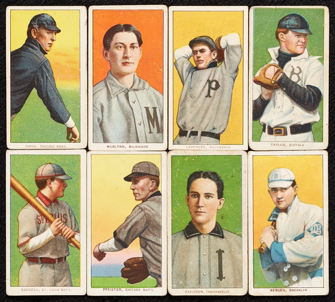 1909-11 T206 Baseball White Border Group (11)