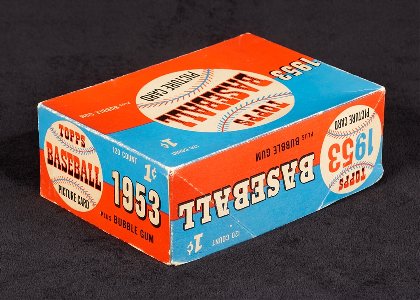1953 Topps Baseball 1-Cent Display Box