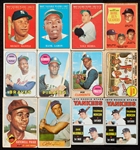 1953-71 Topps Baseball HOFers Group With Paige, Mantle, Aaron, Clemente (46)
