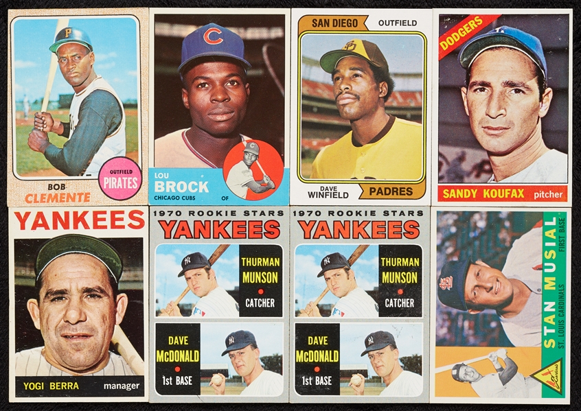 1960-75 Topps Baseball HOFers, Rookies Group (67)