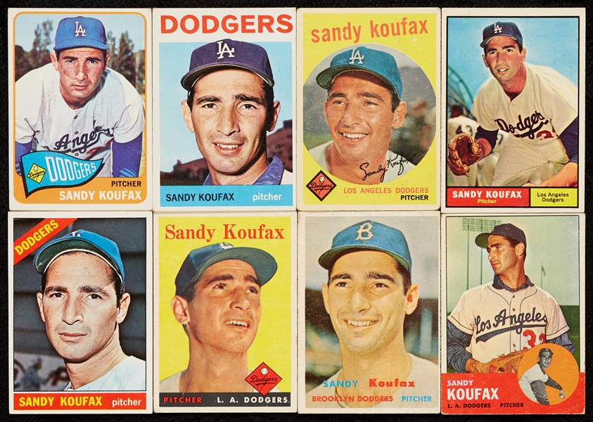 1957-67 Topps Sandy Koufax Group (11)