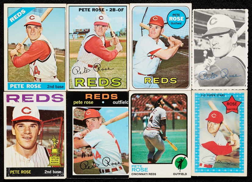 1964-71 Topps Pete Rose Group (10)