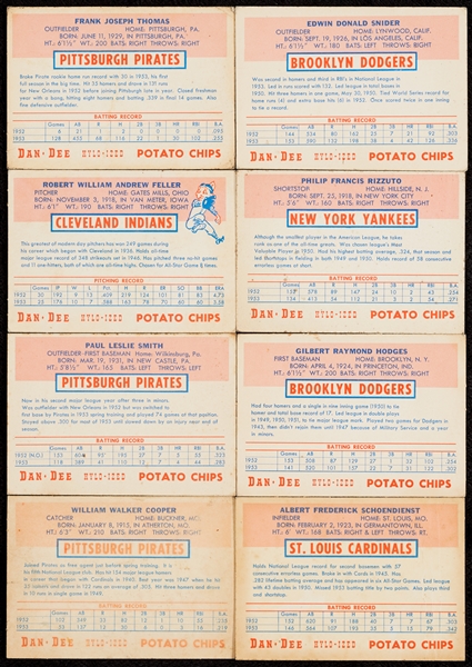 1954 Dan-Dee Potato Chips Complete Set, PSA 2 Mantle (29)