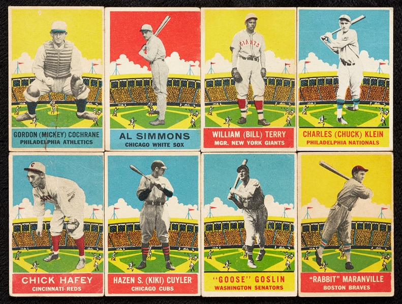 1933 R333 DeLong Baseball Partial Set (18/24)