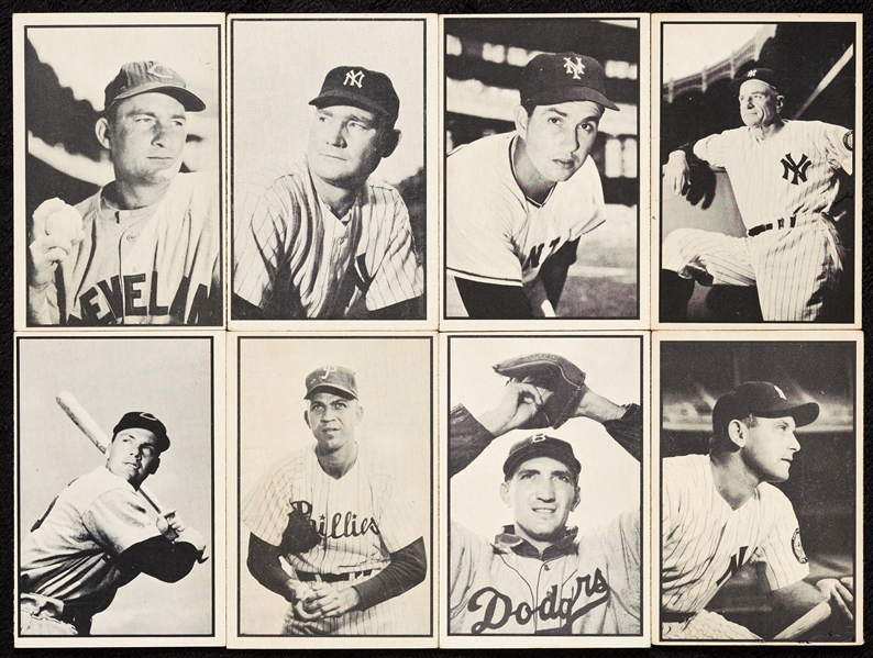 1953 Bowman Baseball Black and White Set (64)