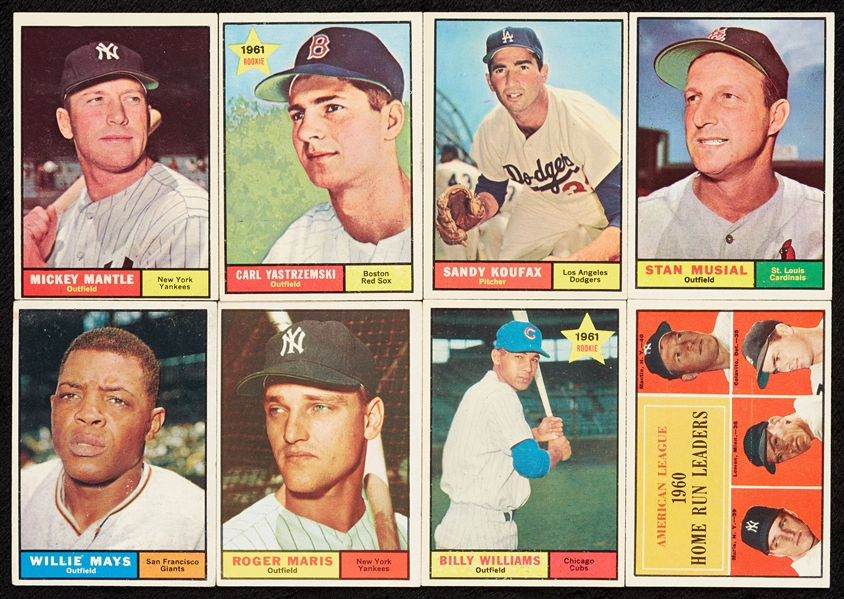 1961 Topps Baseball Near Set (586/587)