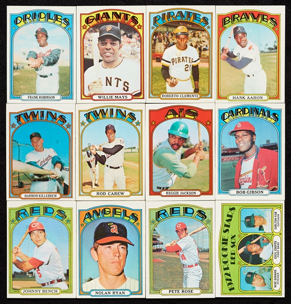 1972 Topps Baseball High-Grade Complete Set, Wrapper (787)