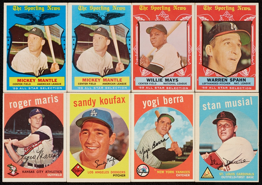 1959 Topps Baseball Near Set (550/572)