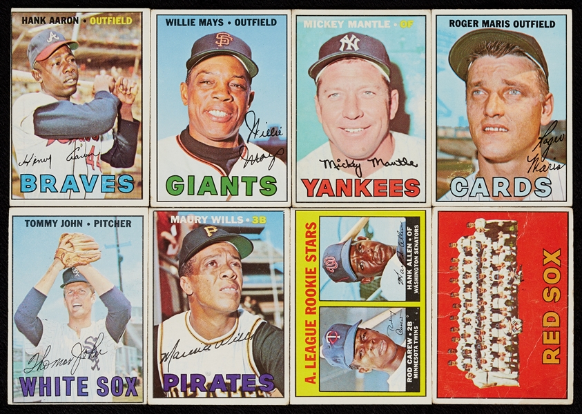 1967 Topps Baseball Near Set (589/609)