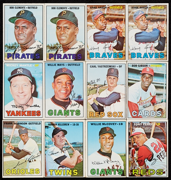 1967 Topps Baseball Partial Set With Extras (591)