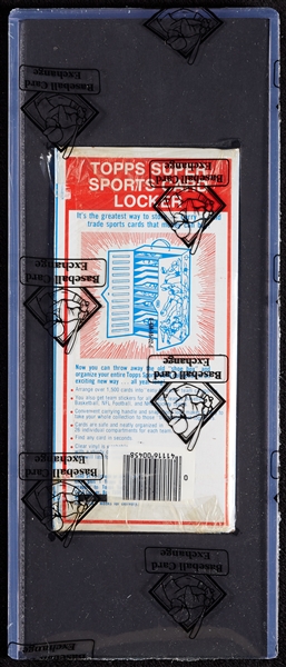 1980 Topps Baseball Wax Pack Tray (BBCE)