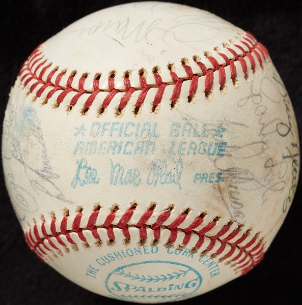 1976 New York Yankees American League Champs Team-Signed Baseball with Thurman Munson (JSA)