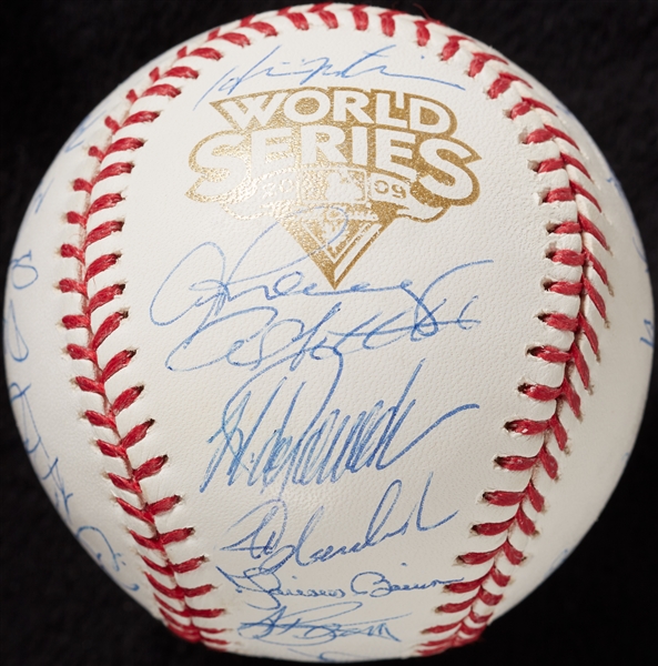 2009 New York Yankees World Champs Team-Signed 2009 WS Logo Baseball (175/250) (Steiner)