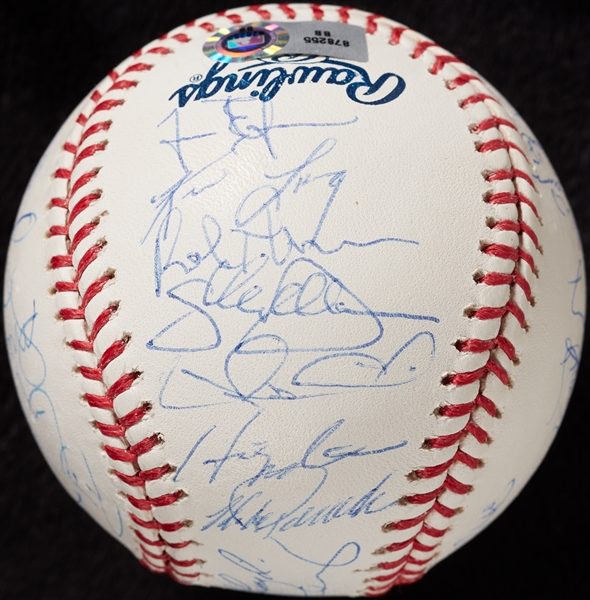 2008 New York Yankees Team-Signed 2008 Yankee Stadium Baseball (244/400) (Steiner)