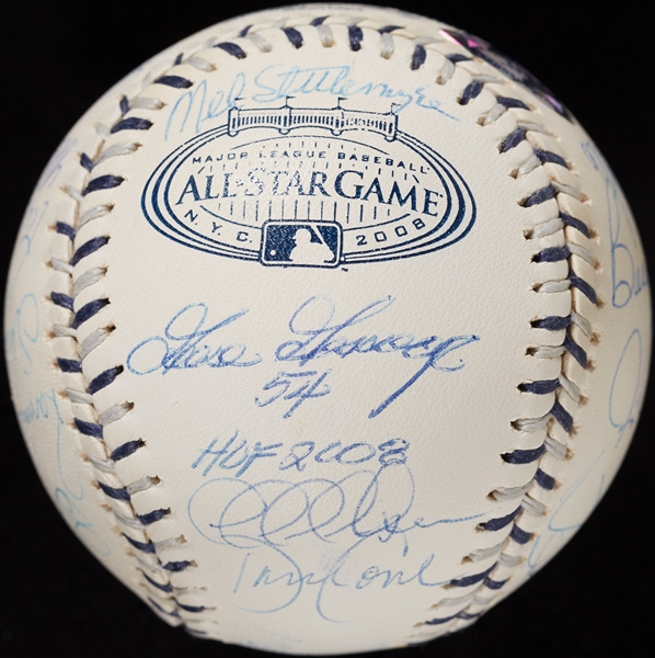 New York Yankees Greats Signed 2008 ASG Baseball with Jeter, Rivera (57/79) (Steiner)