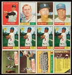 Super High-Grade 1961 Topps Baseball Group, 57 Willie Davis Rookies (600)