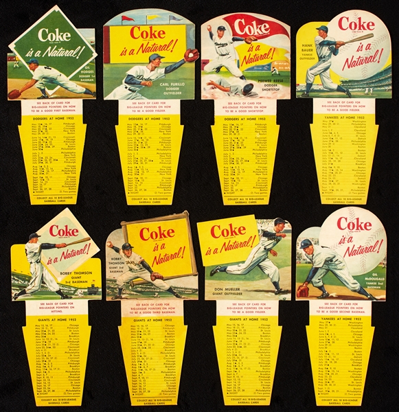 1952 Coca-Cola Playing Tips Complete Set (10)