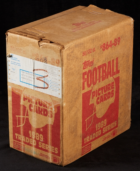 1989 Topps Traded Football Boxed Sets Case (50)