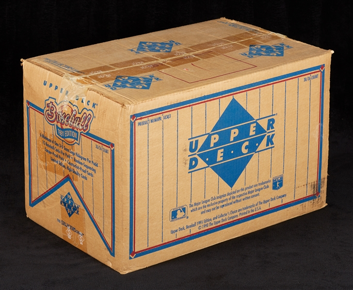 1991 Upper Deck Baseball Wax Box Case (20/36)