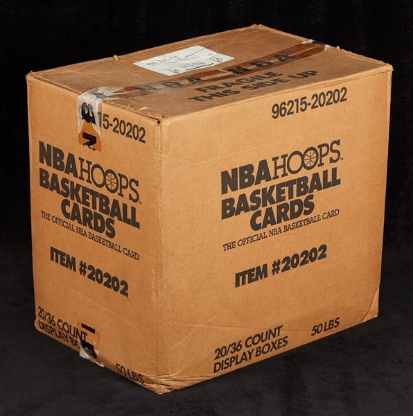 1989-90 NBA Hoops Series I Basketball Wax Box Case (20/36)