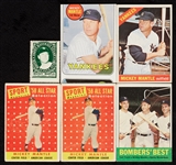 1958-69 Topps Mickey Mantle Group (6)