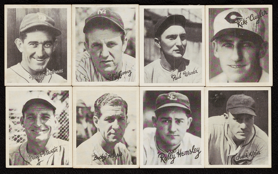 1936 Goudey Baseball R322 Complete Set (25)