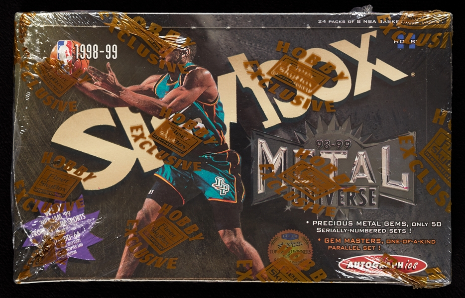 1998-99 Metal Universe Basketball Hobby Box (24)